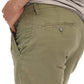 Chic Green Cotton-Linen Bermuda Shorts