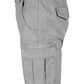Chic Gray Cotton Blend Shorts - Regular Fit