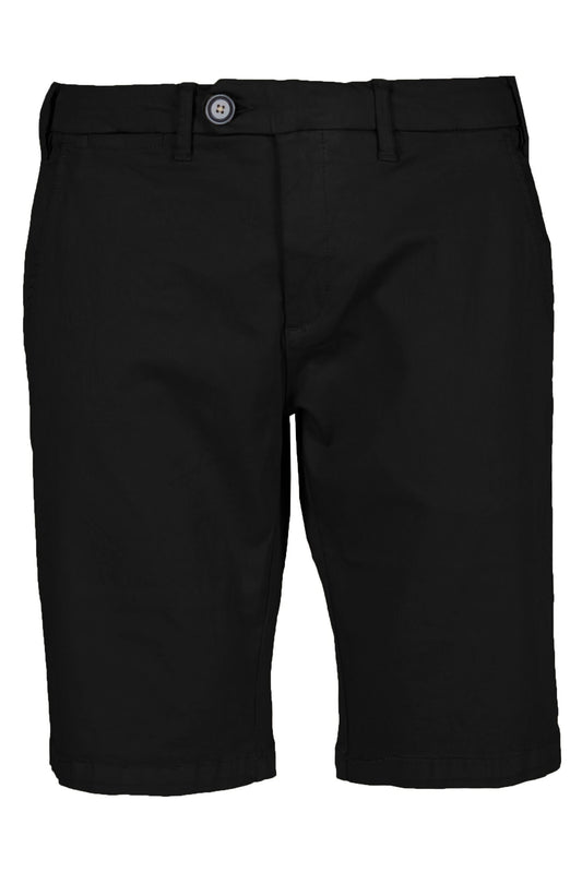 Black Cotton Men Short