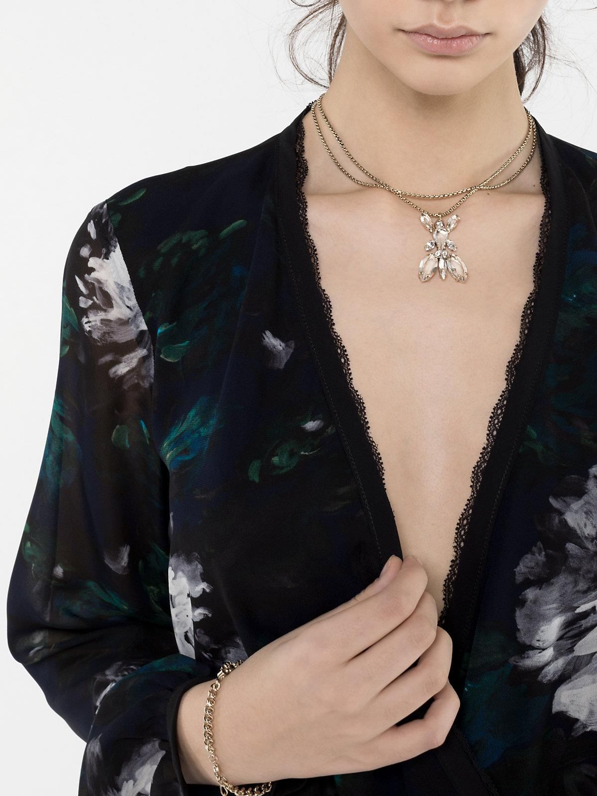 Elegant Blue Silk Satin Top