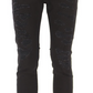 Black Cotton Men Jeans