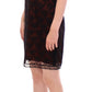 Elegant Floral Lace Shift Mini Dress