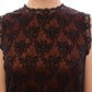 Elegant Floral Lace Shift Mini Dress