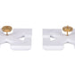 White Metal Women Earring