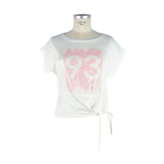 White Cotton Women Top