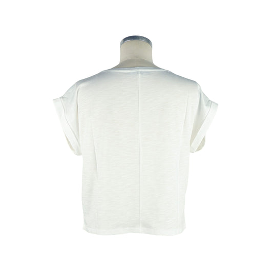 White Cotton Women Top