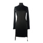 Black Viscose Women Dress