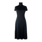 Black Polyester Women Dress