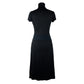 Black Polyester Women Dress