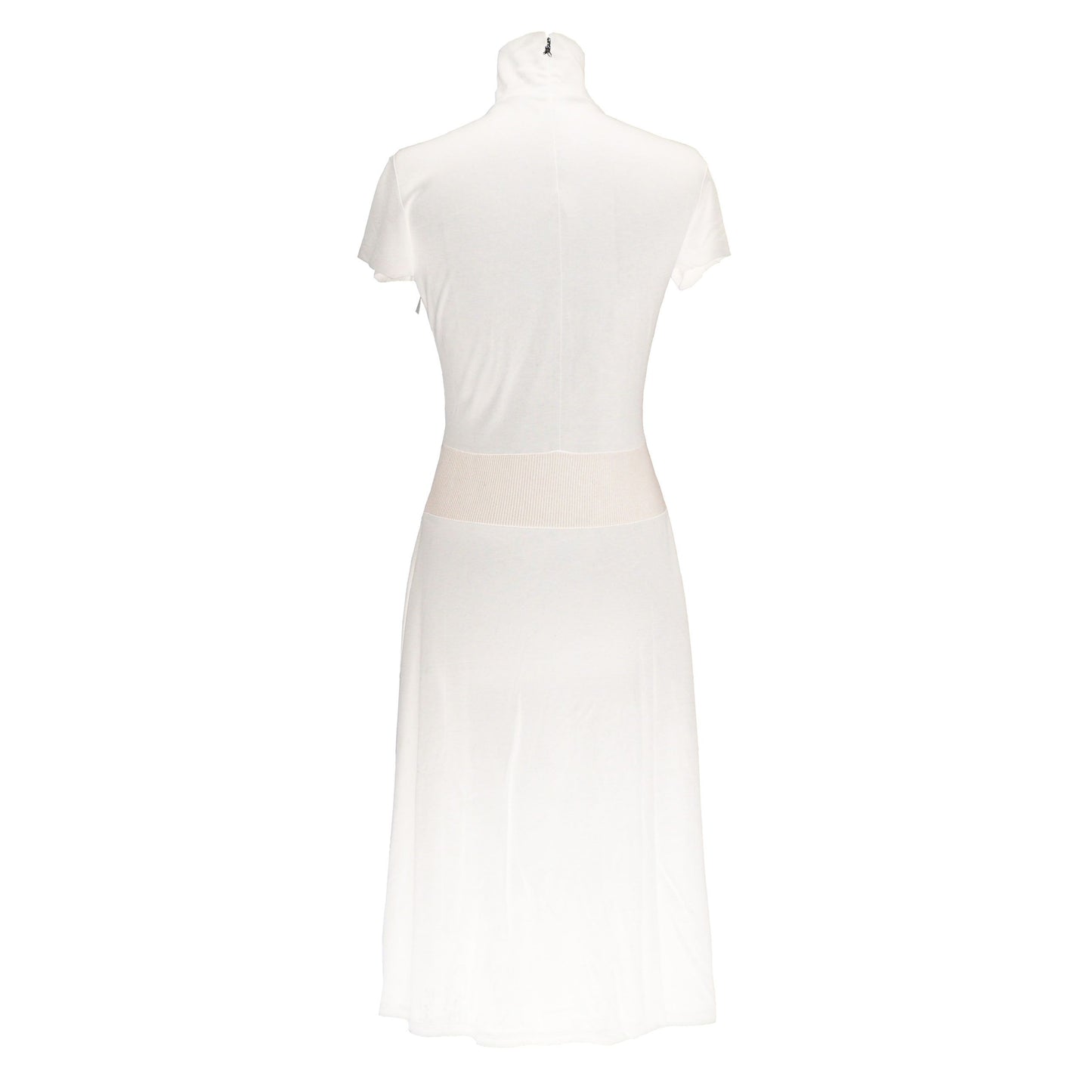Beige Polyester Women Dress
