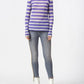 Purple Nylon Women Sweater