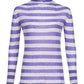 Purple Nylon Women Sweater