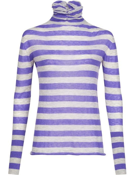 Purple Nylon Women Sweater