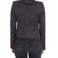 Blue Viscose Women Blazer
