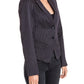 Blue Viscose Women Blazer