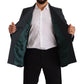 Elegant Slim Fit Silk-Wool Blend Blazer