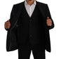 Elegant Martini Two-Piece Suit Blazer