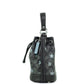 Dempsey 15 Small Snowflake Print Graphite Coated Canvas Bucket Bag