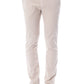 Beige Cotton Men Pant
