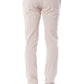 Beige Cotton Men Pant