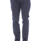 Blue Cotton Men Chino Pant