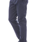Blue Cotton Men Chino Pant