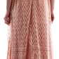 Pink Polyester Women Dress