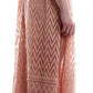 Pink Polyester Women Dress