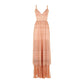 Pink Polyester Women Dress