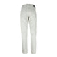 Gray Cotton Women's Straight Jean
