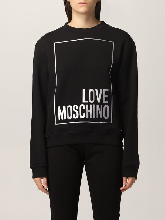 Black Cotton Women Sweater