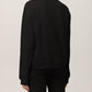 Black Cotton Women Sweater