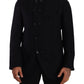 Elegant Dark Grey Alpaca Blend Jacket