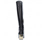 Black Polyurethane Women Boot