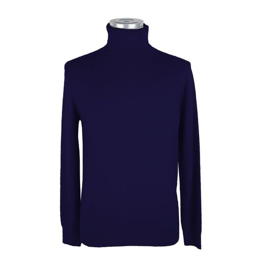 Blue Cashmere Men Sweater