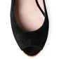 Black Suede Women Sandal