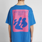 Blue Cotton Men T-Shirt