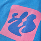 Blue Cotton Men T-Shirt