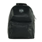 Black Polyurethane Men Backpack