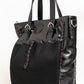 Black Leather Men Shoulder Bag