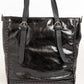 Black Leather Men Shoulder Bag