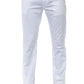 White Cotton Men Trouser