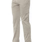 Beige Cotton Mens Trouser