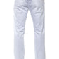White Cotton Men Trouser