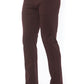 Burgundy Cotton Men Trouser