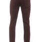 Burgundy Cotton Men Trouser