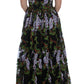 Floral Embroidered Maxi Dress - Full Length Elegance