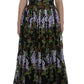 Floral Embroidered Maxi Dress - Full Length Elegance