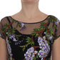 Floral Embroidered Maxi Dress - Full Length Elegance