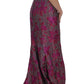 Elegant Floral Brocade Silk Gown